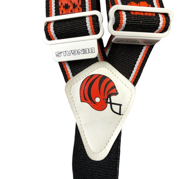 Cincinnati Bengals NFL Official Vintage 80s 90s Clip Suspenders Unisex - Picture 2 of 6
